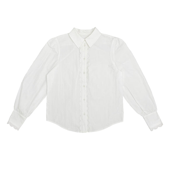 White Peggy Blouse