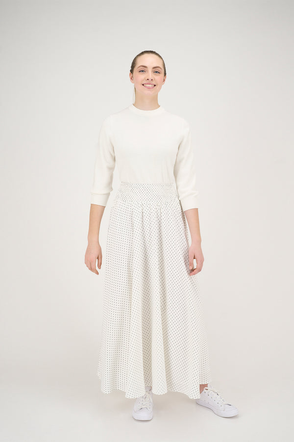 White Dots Oksana Skirt
