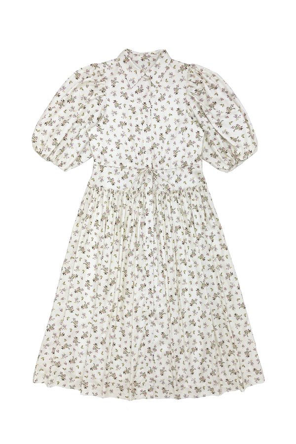 Ivory Floral Sylvia Dress