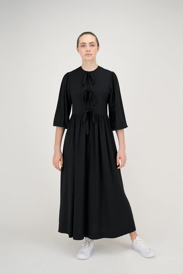 Black Bow Bridget Dress