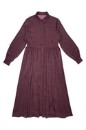 Marroon Hearts Jessica Dress