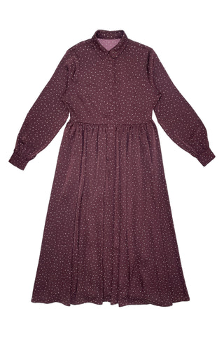 Marroon Hearts Jessica Dress
