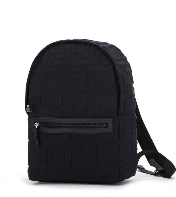 Black Backpack with Raised up FF Logo