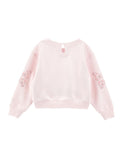 Pink Butterfly Sweat Top