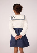 Blue Star Denim Skirt