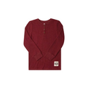 Dark Cherry Craftsman Thermal Henley