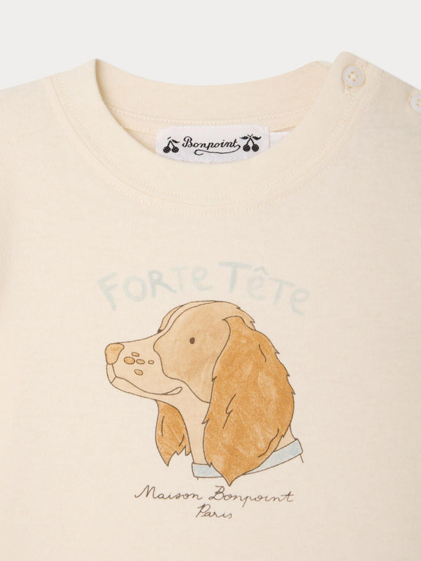 Ivory Baby Dog Tom Tee