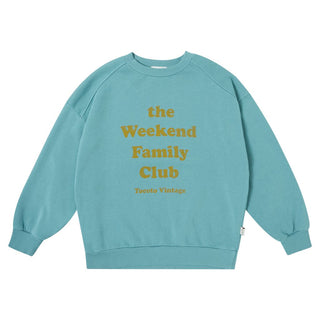 Dark Green "The Weekend Family Club" Crewneck