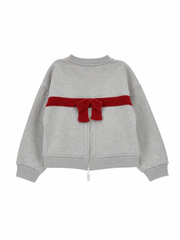 Gray Teddy Bear Crewneck