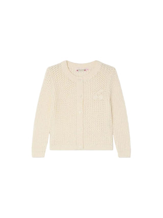 Cream Knit Leonita Cardigan