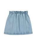 Blue Denim Heart Douchka Skirt