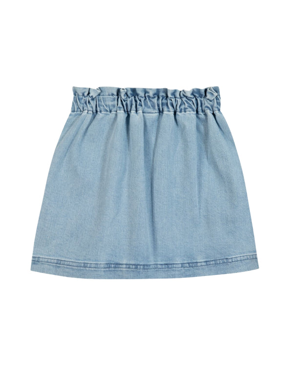 Blue Denim Heart Douchka Skirt