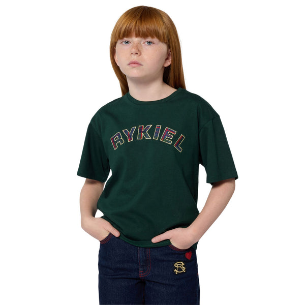 Dark Green Plaid Rykiel Tee
