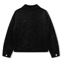 Black Quilted Velvet Jacket