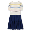 Navy Striped Top Dress