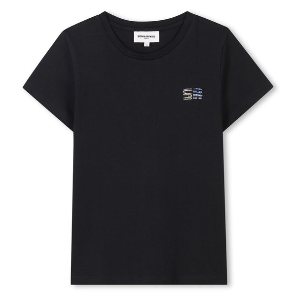 Black Small Logo Tee