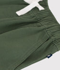 Green Twill Shorts