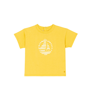 Yellow Baby Sailboat Graphic Tee