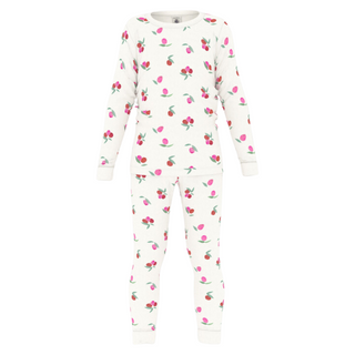 White Berry Printed Pajama Set