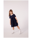 Navy Sailor Collar Dress