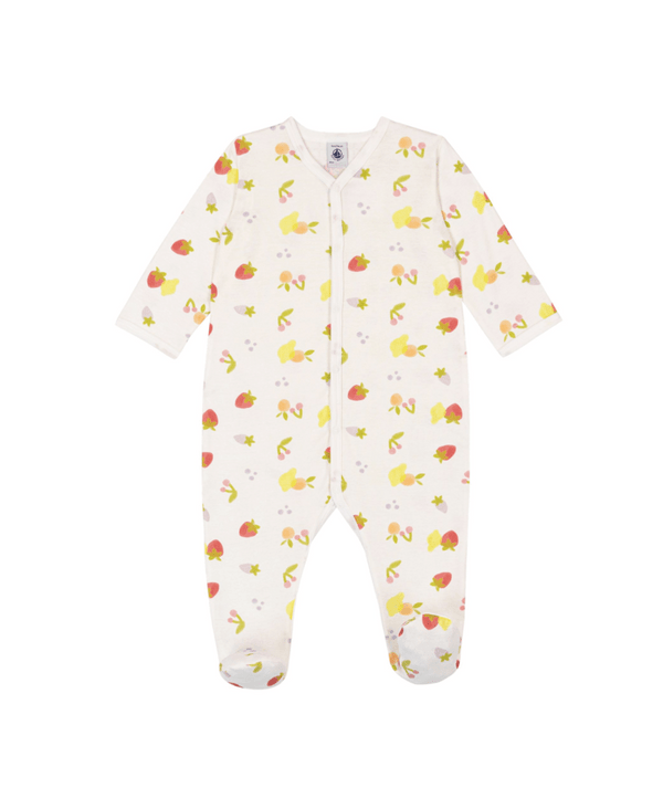 White Tuti Frutti Footie