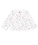 White Baby Floral Cardigan