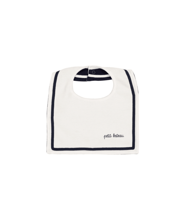White Sailor Logo Bib