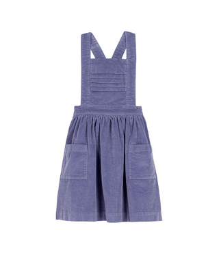 Purple Corduroy Jumper Dress