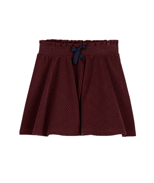 Burgundy Corduroy Skirt