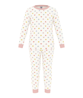 Multicolor Hearts Pajama Set