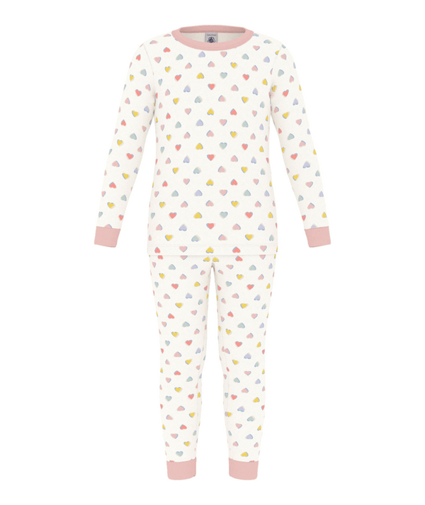 Multicolor Hearts Pajama Set