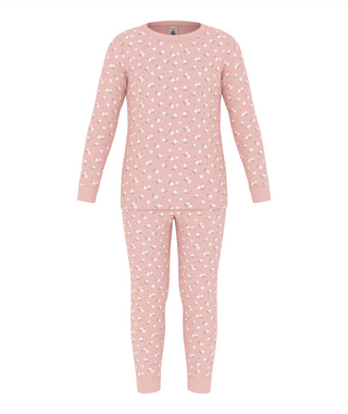 Pink Floral Pajama Set