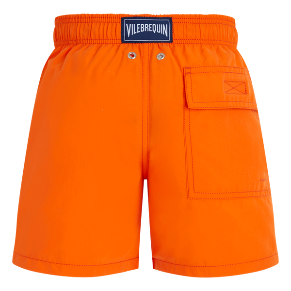 Orange Plain Swimshorts