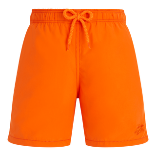 Orange Plain Swimshorts