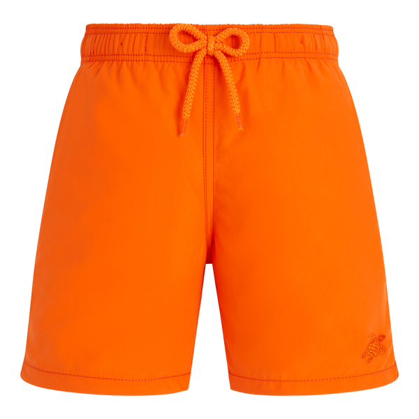 Orange Plain Swimshorts