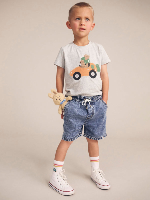 Grey Marle Carrot Car Hux Tee