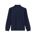 Navy Blue Turtle Long Sleeve Polo