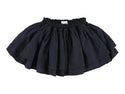 Navy Margot Elastic Waistband Long Length Skirt