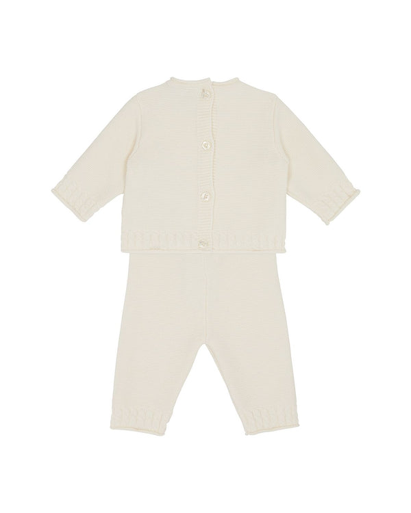 White Newborn Knit Outfit