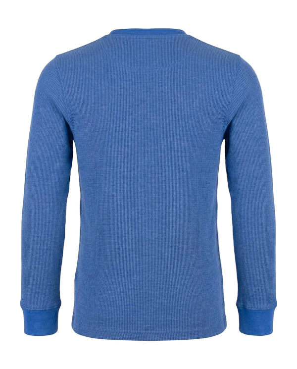 Classic Blue Craftsman Thermal Henley