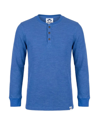 Classic Blue Craftsman Thermal Henley