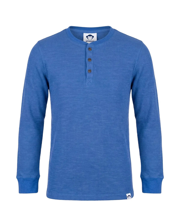Classic Blue Craftsman Thermal Henley