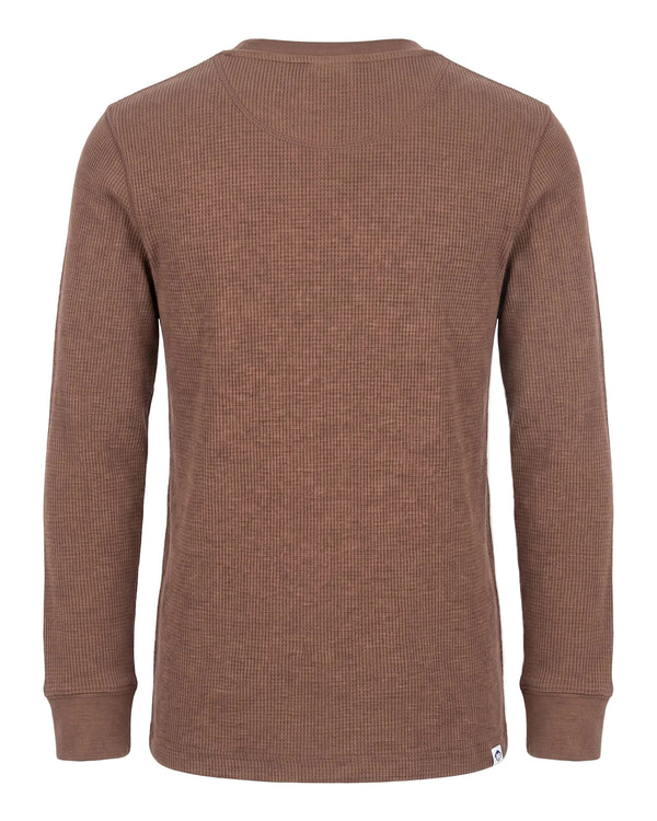Brown Craftsman Thermal Henley