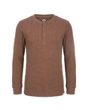 Brown Craftsman Thermal Henley