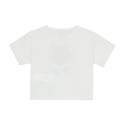 White Baby Heart Flower Coeur Tee