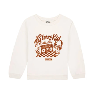 White Smile Stereokid Crewneck