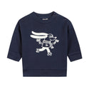Baby Blue Lame Dog Crewneck
