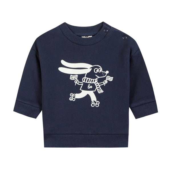 Baby Blue Lame Dog Crewneck