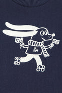 Baby Blue Lame Dog Crewneck