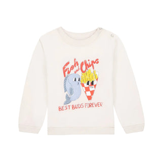 Baby White Fish and Chips Crewneck